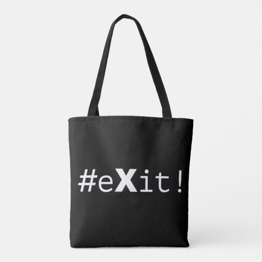 #eXit! Tasche (Rückseite)