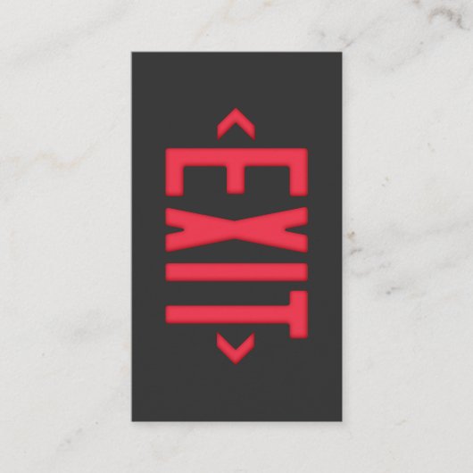 EXIT VISITENKARTE (Vorderseite)