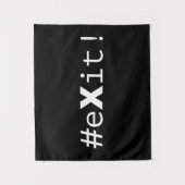 #eXit! Wandteppich (Vorderseite)