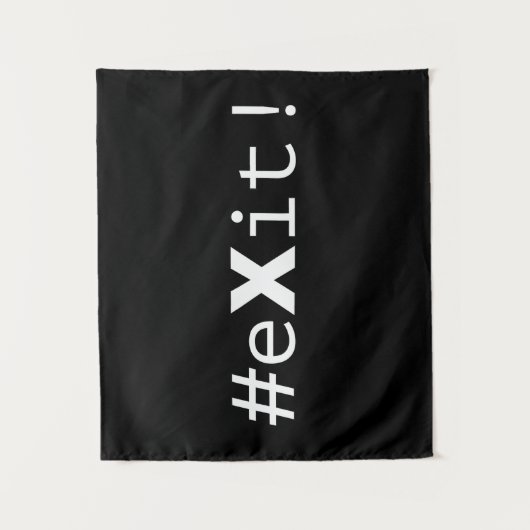 #eXit! Wandteppich (Vorderseite)