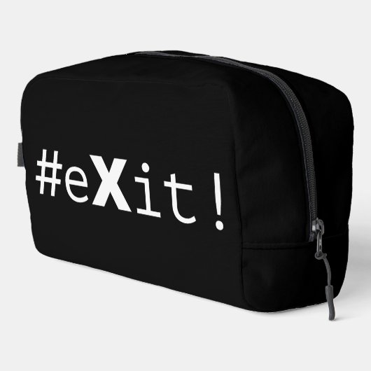 #eXit! Waschbeutel (Rechte Ecke)