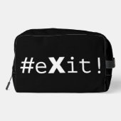 #eXit! Waschbeutel (Rückseite)