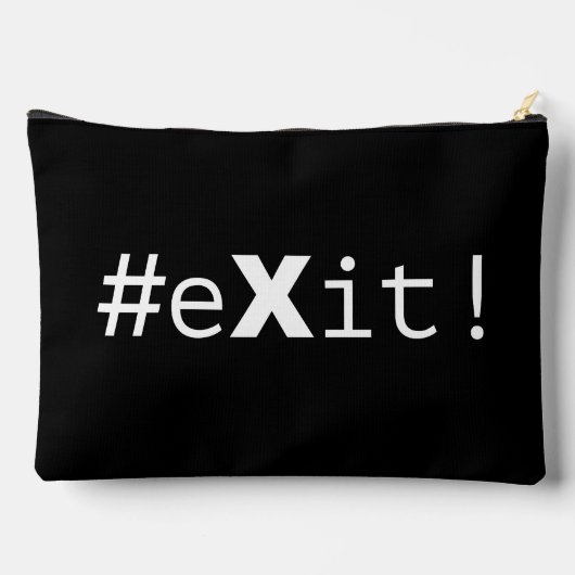 #eXit! Zubehörtasche (Rückseite)