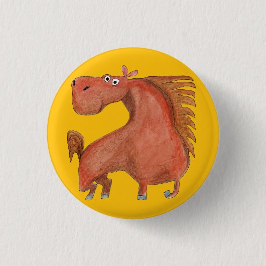 Exited Horse Button (Vorderseite)