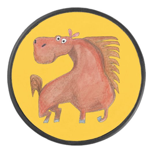 Exited Horse Eishockey Puck (Vorderseite)
