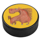 Exited Horse Eishockey Puck (3/4)