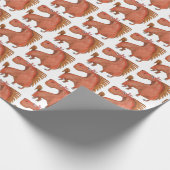 Exited Horse Geschenkpapier (Ecke)