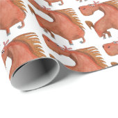 Exited Horse Geschenkpapier (Rolleneckpunkt)