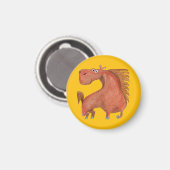 Exited Horse Magnet (Vorderseite/Rückseite)