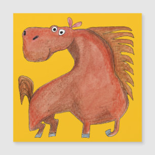 Exited Horse Magnetkarte
