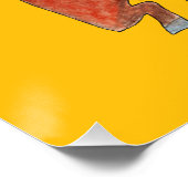 Exited Horse Poster (Ecke)