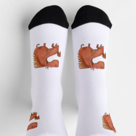 Exited Horse Socken