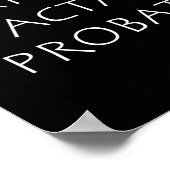 Exitus Acta Probat Poster (Ecke)