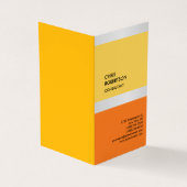 Exklusiv modern einzigartig visitenkarten (Vorderseite)