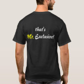 Exklusiv T-Shirt (Rückseite)
