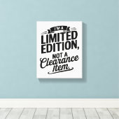 Exklusiv & unaufhaltsam! Mit Zuversicht dekorieren Leinwanddruck (Insitu (Holzboden))