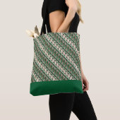 Exklusive Batik Parang Two Tone Muster Green Tasche (Von Nahem)