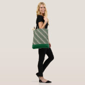 Exklusive Batik Parang Two Tone Muster Green Tasche (Am Model)