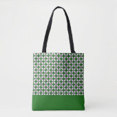 Exklusive Batik Two Tone Muster Green Edition Tasche (Vorderseite)
