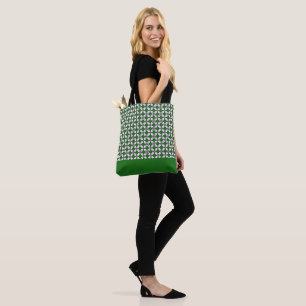 Exklusive Batik-Zweitönermuster Grüne Edition Tasche