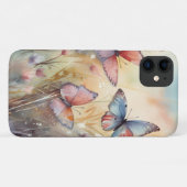 Exklusive Butterfly-Blossom-Frühjahr-Fall Case-Mate iPhone Hülle (Rückseite (Horizontal))
