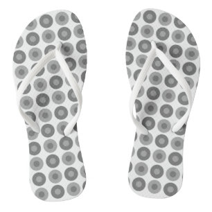 Exklusive graue Kreise Männer Frauen kippen Flops Badesandalen