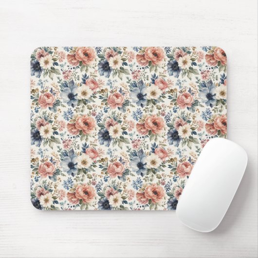 Exklusive handgemalte Aquarell-Cluster Mousepad (Mit Mouse)