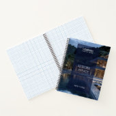 Exklusive Immobilien-Foto-Logo Notizblock (Innenseite)