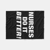 Exklusive Krankenschwester - Krankenschwestern mac Fleecedecke (Vorderseite (Horizontal))