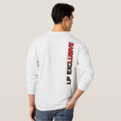 Exklusive Langspielplatte schwärzte langes T-Shirt (Schwarz voll)