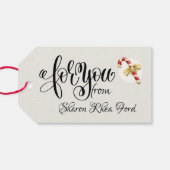 Exklusive Matching aus den Geschenketiketten Geschenkanhänger (Rückseite Horizontal)