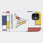 Exklusive Neoplastik Art Monogram. Buchstabe A Case-Mate iPhone Hülle (Rückseite (Horizontal))