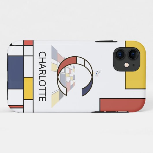 Exklusive Neoplastik Art Monogram. Buchstabe C Case-Mate iPhone Hülle (Rückseite (Horizontal))