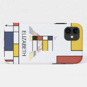 Exklusive Neoplastik Art Monogram. Buchstabe E Case-Mate iPhone Hülle (Rückseite (Horizontal))