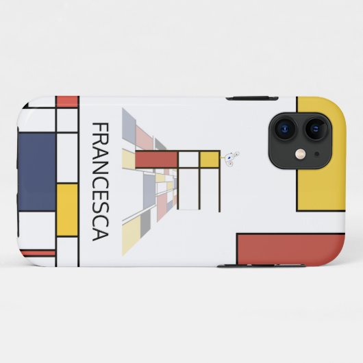 Exklusive Neoplastik Art Monogram. Buchstabe F Case-Mate iPhone Hülle (Rückseite (Horizontal))