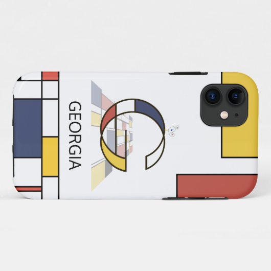 Exklusive Neoplastik Art Monogram. Buchstabe G Case-Mate iPhone Hülle (Rückseite (Horizontal))