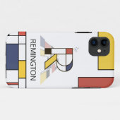 Exklusive Neoplastik Art Monogram. Buchstabe R Case-Mate iPhone Hülle (Rückseite (Horizontal))