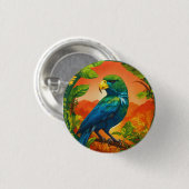 Exklusive Parrot Design Round Button - Vibranding  (Vorne & Hinten)