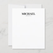 Exklusive persönliche moderne Bezeichnung (Vorderseite)