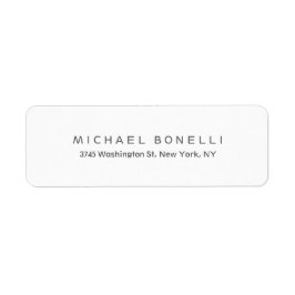 Exklusive persönliche, moderne Rücksendeadresse