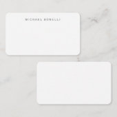 Exklusive persönliche, moderne Rücksendeadresse Mitteilungskarte (Vorne/Hinten)