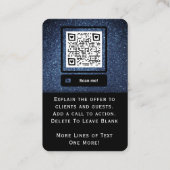 Exklusive Prämien Kartensicherheit Tech Beruflich Treuekarte (Rückseite)