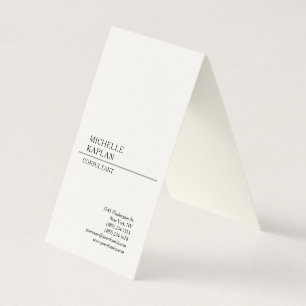 Exklusive Signature-Creme modern professionell Visitenkarten