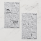 Exklusive Sondermauer, modern und Minimalistisch Visitenkarte (Vorne/Hinten)