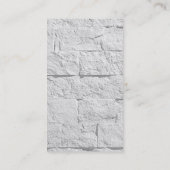 Exklusive Sondermauer, modern und Minimalistisch Visitenkarte (Rückseite)