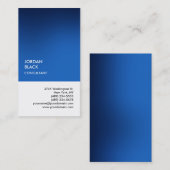 Exklusive Special Blue White Einzigartig Moderne Visitenkarte (Vorne/Hinten)