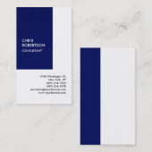 Exklusive Special Blue White Private Einzigartigke Visitenkarte (Vorne/Hinten)