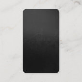 Exklusive Special Gradient Gray Moderne einzigarti Visitenkarte (Rückseite)