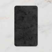 Exklusive Special Gray Moderne einzigartig Visitenkarte (Rückseite)