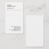 Exklusive Special Modern Minimalistisch Premium Li Visitenkarte (Vorne/Hinten)